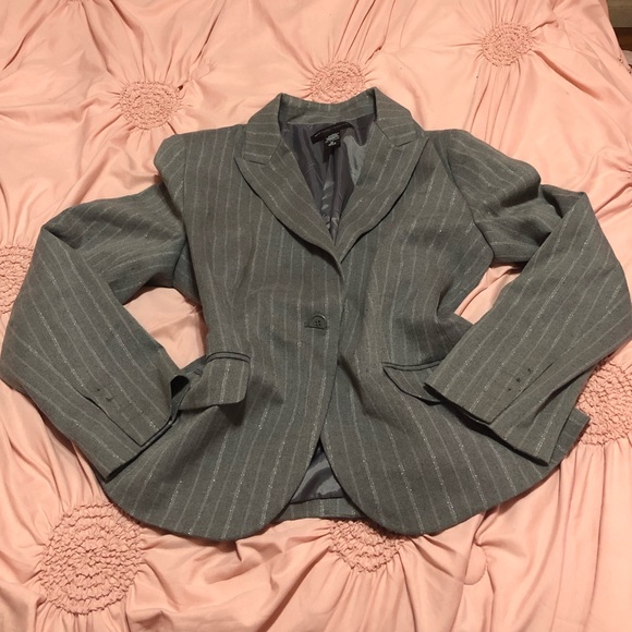 New York & Company Jackets & Blazers - New York & Company Stretch Size 16 Grey Blazer